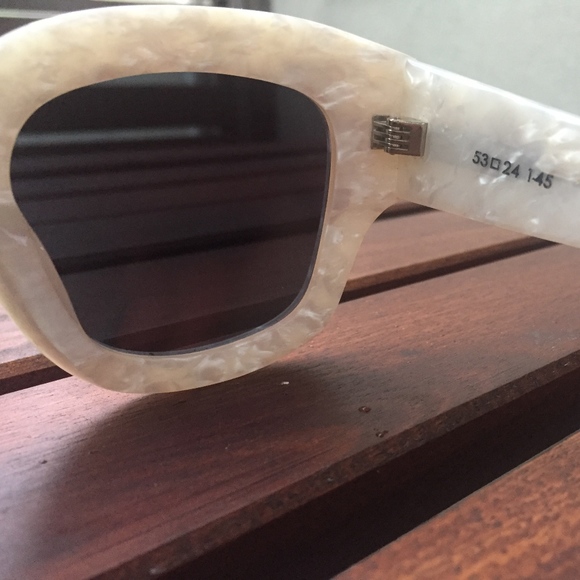 ROBERI AND FRAUD ACETATE MIRRORED SUNGLASSES - Picture 4 of 8